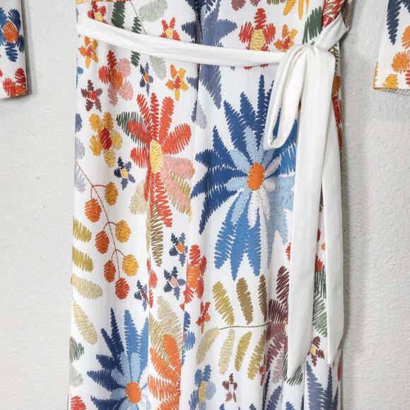 Lily by Firmiana Dress Floral Wrap Red Size XL Garden Party Layers - Picture 5 of 9